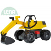 LENA Bagr funkční žlutočerný 69cm dětské odrážedlo plast LENA Bagr funkční žlutočerný 69cm dětské odrážedlo plast