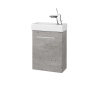 Dreja Skrinka pod umývadlo HOST SZD 40 - D01 Betón / Úchytka T04 / D01 Betón / Levé Dreja Skrinka pod umývadlo HOST SZD 40 - D01 Betón / Úchytka T04 / D01 Betón / Levé