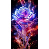 Norimpex diamantové malování Bílá růže 30 x 40cm Norimpex diamantové malování Bílá růže 30 x 40cm