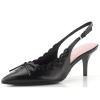 Tamaris kožené lodičky s voľnou pätou black 1-29602-46 - 37 Tamaris kožené lodičky s voľnou pätou black 1-29602-46 - 37