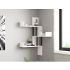 Kalune Design Nástenná rohová polica BOMBE biela Kalune Design Nástenná rohová polica BOMBE biela