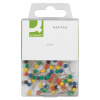 Napichovacie špendlíky guľaté Q-CONNECT 4mm mix farieb 60ks Napichovacie špendlíky guľaté Q-CONNECT 4mm mix farieb 60ks