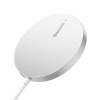 Baseus Simple Mini3 magnetická bezdrôtová stolová nabíjačka, 15 W, strieborná Baseus Simple Mini3 magnetická bezdrôtová stolová nabíjačka, 15 W, strieborná