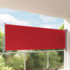 zahrada-XL Zaťahovacia bočná markíza na terasu 120x300 cm, červená 48345 zahrada-XL Zaťahovacia bočná markíza na terasu 120x300 cm, červená 48345