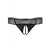 Daring Intimates Roxanne Crotchless String Black, S/M Daring Intimates Roxanne Crotchless String Black, S/M