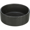 Trixie Keramická miska 0.4 l/ø 13 cm, vrúbkovaná Farebná varianta: Čierná Trixie Keramická miska 0.4 l/ø 13 cm, vrúbkovaná Farebná varianta: Čierná