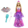 Barbie Bábika Barbie Dreamtopia 2 v 1 Princezná a morská panna, obliekacia bábika
