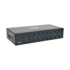 Eaton 7-portový priemyselný USB 3.0 SuperSpeed hub - 20 kV ESD imunita, kovové puzdro, montovateľný (U360-007-IND) Eaton 7-portový priemyselný USB 3.0 SuperSpeed hub - 20 kV ESD imunita, kovové puzdro, montovateľný (U360-007-IND)