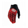 Rukavice AIRMATIC, 100% - USA (červená/čierna) Velikost: 2XL Rukavice AIRMATIC, 100% - USA (červená/čierna) Velikost: 2XL