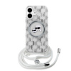Karl Lagerfeld IML Monogram Crossbody K&CH Heads MagSafe zadný kryt pre iPhone 16 Transparent Karl Lagerfeld IML Monogram Crossbody K&CH Heads MagSafe zadný kryt pre iPhone 16 Transparent