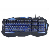 Herná klávesnica C-TECH Scorpia V2 (GKB-119), pre gaming, CZ/SK, 7 farebné podsvietenie, programovateľné, čierna, USB