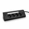 Nabíjacia stanica Huslog 15W 4x zásuvka, 2xUSB-C, 2xUSB, 1x LED svetlo čierna Nabíjacia stanica Huslog 15W 4x zásuvka, 2xUSB-C, 2xUSB, 1x LED svetlo čierna