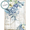 Ryžový papier, A4, Romantic Sea Dream blue flower dfsa4560 Ryžový papier, A4, Romantic Sea Dream blue flower dfsa4560