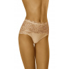 Wol-Bar Luxusné nohavičky s vyšším pásom čipkované Wol-Bar Teri béžové, Veľkosť XXL, Farba béžová Wol-Bar Luxusné nohavičky s vyšším pásom čipkované Wol-Bar Teri béžové, Veľkosť XXL, Farba béžová