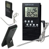 LCD kuchynský teplomer so sondou 95cm do 300°C na mäso LCD kuchynský teplomer so sondou 95cm do 300°C na mäso