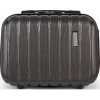 BASIC Solier tmavosivý cestovný kozmetický kufor noel ( stl902 14' dark grey) kosmetický kufor BASIC Solier tmavosivý cestovný kozmetický kufor noel ( stl902 14' dark grey) kosmetický kufor
