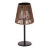 Lampáš - umelý ratan a kov, tvar lampy, LED osvetl., hnedá Lampáš - umelý ratan a kov, tvar lampy, LED osvetl., hnedá