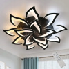 LED Stropné Svietidlo Čierny Luster 14-Ramenné s Diaľkovým Ovládaním Moderné 84W 96cm LED Stropné Svietidlo Čierny Luster 14-Ramenné s Diaľkovým Ovládaním Moderné 84W 96cm