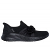 Dámske slip-in tenisky s mašľou Skechers čierne Dámske slip-in tenisky s mašľou Skechers čierne