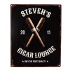Clayre & Eef Čierna antik nástenná kovová ceduľa Cigar Lounge - 20*1*25 cm - Clayre & Eef Clayre & Eef Čierna antik nástenná kovová ceduľa Cigar Lounge - 20*1*25 cm - Clayre & Eef