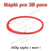 Náplň pre 3D pero, ABS - 1,75 mm - červená (cena za 1m) Náplň pre 3D pero, ABS - 1,75 mm - červená (cena za 1m)