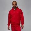 Air Jordan Essentials Men's Full-Zip Fleece Hoodie Gym Red S Air Jordan Essentials Men's Full-Zip Fleece Hoodie Gym Red S