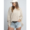 Oversize dámsky sveter COCO BEIGE Oversize dámsky sveter COCO BEIGE