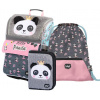 BAAGL 3 SADA Zippy Panda: aktovka, peračník, vrecko BAAGL 3 SADA Zippy Panda: aktovka, peračník, vrecko