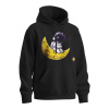 Sablio Mikina s potlačou Baby astronaut - černá 4XL Sablio Mikina s potlačou Baby astronaut - černá 4XL