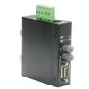 Optický konvertor RS232/Serial - ST, Multimode OM, max. 2km, DIN, priemyselný, čierny Optický konvertor RS232/Serial - ST, Multimode OM, max. 2km, DIN, priemyselný, čierny