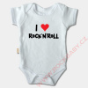 Dojčenské body krátky rukáv - I love Rock n roll Dojčenské body krátky rukáv - I love Rock n roll