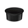 Wimex Dressingová miska PP čierná O70mm 80ml Wimex Dressingová miska PP čierná O70mm 80ml
