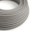 Textilný kábel HD Vertigo - biela/bridlicová, 2 x 0.75mm, 1 meter Textilný kábel HD Vertigo - biela/bridlicová, 2 x 0.75mm, 1 meter