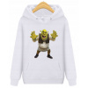 Mikina - JHK Detská mikina veľkosti 122 biela rukáv (Mikina s Shrek Biała JHK Print 5-6) Mikina - JHK Detská mikina veľkosti 122 biela rukáv (Mikina s Shrek Biała JHK Print 5-6)