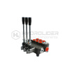 Hydraulický rozdeľovač 3 sekciový 80L/min s jednou časťou so západkou Badestnost: 03P80 A1A1A8 GKZ1 Hydraulický rozdeľovač 3 sekciový 80L/min s jednou časťou so západkou Badestnost: 03P80 A1A1A8 GKZ1