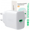 GREEN CELL Greencell PowerSource Solo30 30W 1xUSB-C PD 3.0 QC 4.0+ sieťová nabíjačka biela GREEN CELL Greencell PowerSource Solo30 30W 1xUSB-C PD 3.0 QC 4.0+ sieťová nabíjačka biela