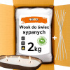 Vosk do sypaných sviečok s knôtmi Ledom 2 kg Vosk do sypaných sviečok s knôtmi Ledom 2 kg