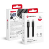 Kábel USB-C na USB-C Forcell F-Energy Qc4.0 Pd 5A 240W Cafule Flat 1,2 m Black Kábel USB-C na USB-C Forcell F-Energy Qc4.0 Pd 5A 240W Cafule Flat 1,2 m Black