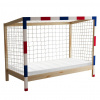 Tempo Kondela Montessori posteľ, prírodná/biela/modrá/červená, 90x200, FUTAL Tempo Kondela Montessori posteľ, prírodná/biela/modrá/červená, 90x200, FUTAL