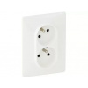 LEGRAND VALENA LIFE zásuvka 2x2P + T s detskou ochranou biela 753186 LEGRAND VALENA LIFE zásuvka 2x2P + T s detskou ochranou biela 753186