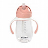Beaba fľaša bidon na učenie pitia Learning Cup 2in1 Old Pink 300 ml so slamkou ružová BE913480 Beaba fľaša bidon na učenie pitia Learning Cup 2in1 Old Pink 300 ml so slamkou ružová BE913480