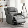 TV a relaxační křeslo, manuální polohování, potah šedá látka v dekoru kůže TV-4089 GREY TV a relaxační křeslo, manuální polohování, potah šedá látka v dekoru kůže TV-4089 GREY
