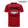 Tričko RANGER® - motív Rybárčenie 02 Červená 3XL Tričko RANGER® - motív Rybárčenie 02 Červená 3XL
