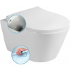 Sapho AVVA závesná WC misa s bidet. spŕškou, Rimless, 35,5x53 cm, biela 100312 Sapho AVVA závesná WC misa s bidet. spŕškou, Rimless, 35,5x53 cm, biela 100312