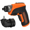 Black & Decker CS3652LC Aku skrutkovač (5,5Nm/3,6V/1,5Ah), uhlový nástavec Black & Decker CS3652LC Aku skrutkovač (5,5Nm/3,6V/1,5Ah), uhlový nástavec