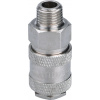 Rýchlospojka vzduchová zásuvka s vonkajším závitom, G-1/4 Rýchlospojka vzduchová zásuvka s vonkajším závitom, G-1/4