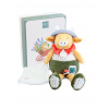 Doudou et Compagnie Paris Darčeková sada Plyšová kravička Aneth s dečkou zelená 28 cm Doudou et Compagnie Paris Darčeková sada Plyšová kravička Aneth s dečkou zelená 28 cm