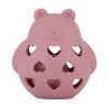 PETITE&MARS Hračka silikónová s hrkálkou Bear Basil Dusty Rose 0m+ 606820 PETITE&MARS Hračka silikónová s hrkálkou Bear Basil Dusty Rose 0m+ 606820