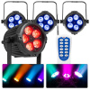 BeamZ set 4 vonkajších LED reflektorov BWA65 - IP65 vodotesné - 5x 8W RGBW LED - S diaľkovým ovládaním BeamZ set 4 vonkajších LED reflektorov BWA65 - IP65 vodotesné - 5x 8W RGBW LED - S diaľkovým ovládaním