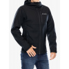 Softshellová bunda Columbia Ascender II Hooded Softshell Jacket - black Softshellová bunda Columbia Ascender II Hooded Softshell Jacket - black